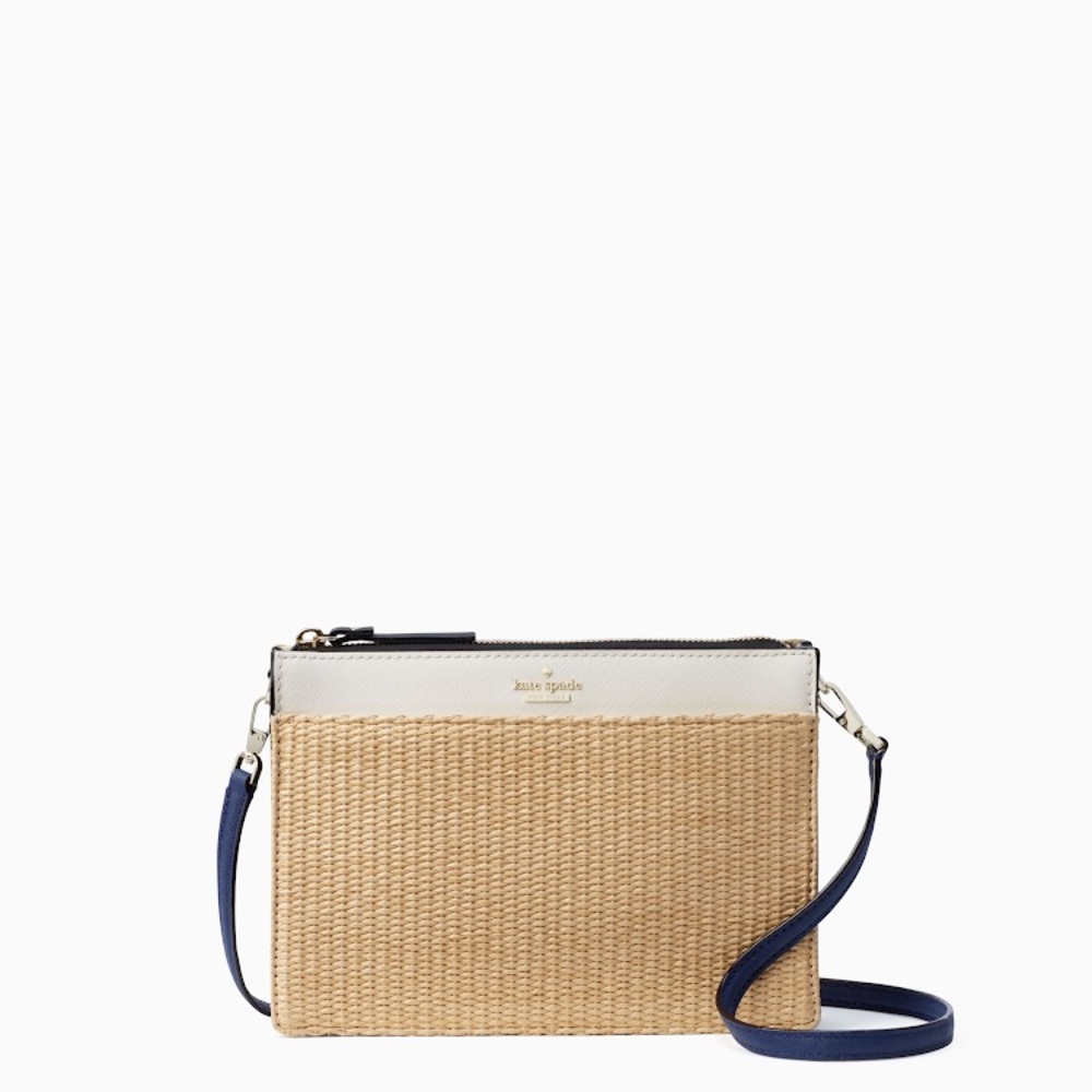 Kate Spade Cameron Street Straw Clarise Crossbody